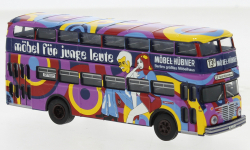 Brekina 61261 - H0 - Doppeldecker - Büssing D2U Pop-Art Möbel-Hübner